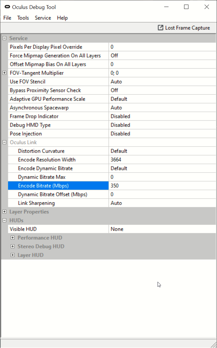 Oculus Debug Tool 1